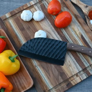 Kitchen Cleaver Chef Knife, Handmade 12C27 Steel Kitchen knife, Camping Knife, Gift for her on Anniversary, Christmas and New Year