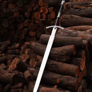 Damascus Sword, Viking Sword, Hand Forged Sword, Long Sword, Sword, Half-Tang Fantasy Sword, Larp Sword, Groomsmen Gift, Birthday Gift