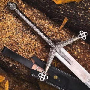 Handmade Scottish Claymore Sword J2 steel Highland Claymore Black Medieval Swords